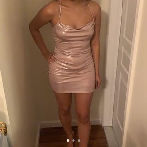 Rose Pink Sparkle Dress